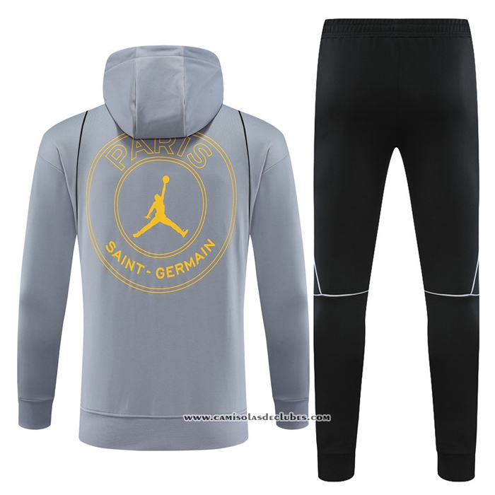 Fato de Treino Hoodie
 Paris Saint-Germain Jordan 2023 Crianca
 Cinza
